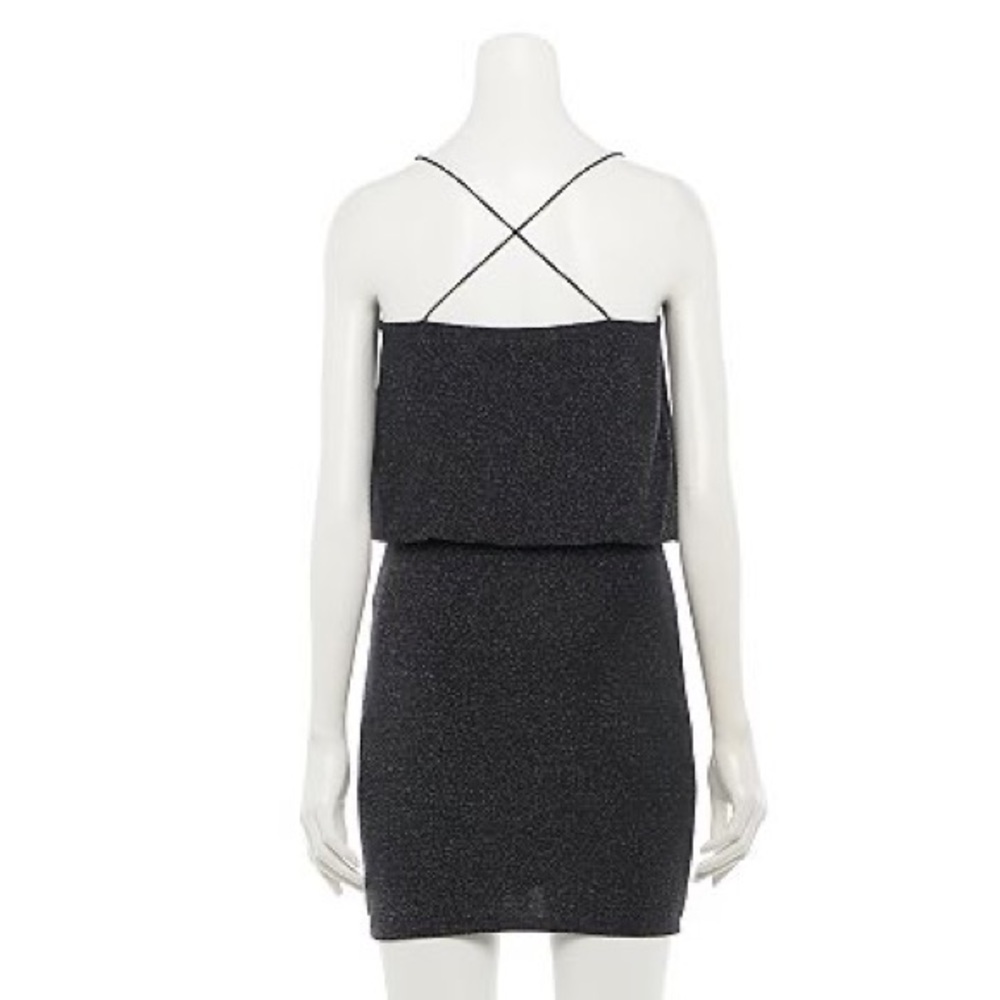 Almost Famous cowlneck lurex bodycon dress - Picture 2 of 4